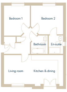 apartment 4 floor plan